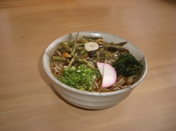 山菜そば（料理一例）