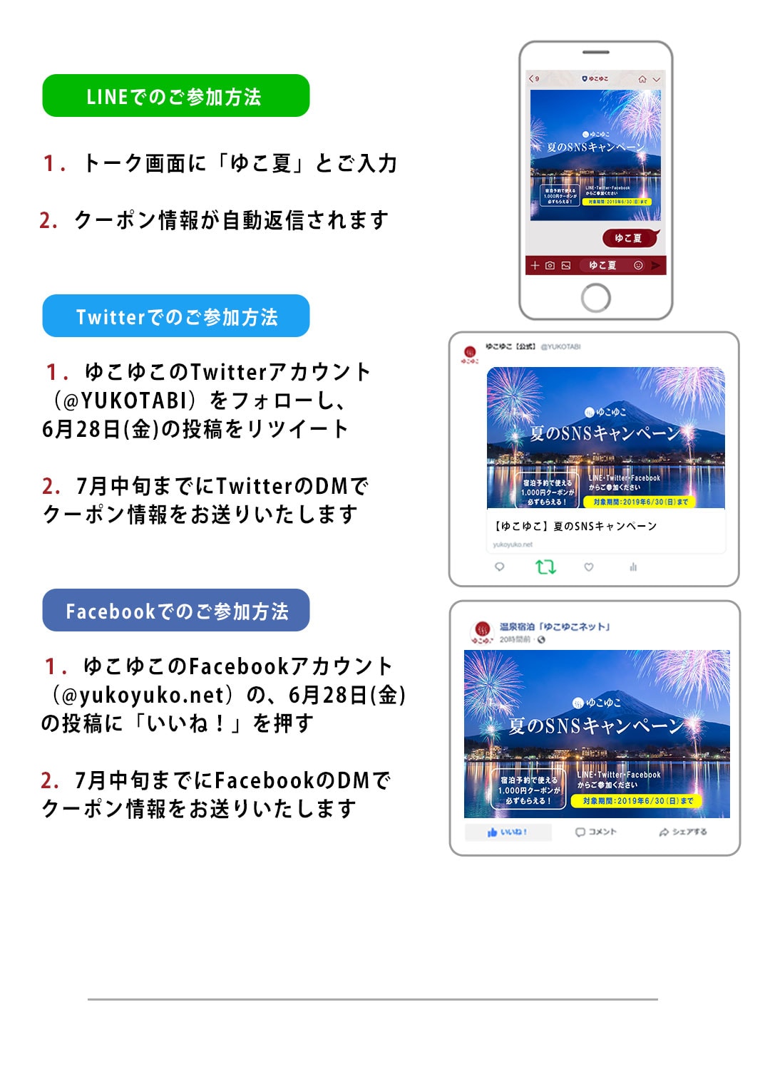 SNSキャンペーンへのご参加方法について
