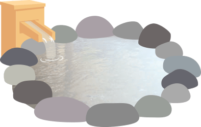 乳白色のにごり湯のイメージ