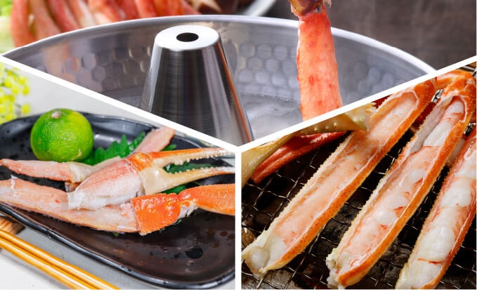 蟹以外にどんな料理が食べられるかも大事！