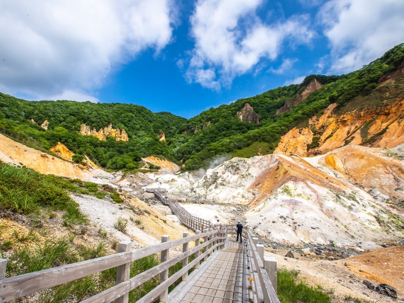登別温泉の地獄谷