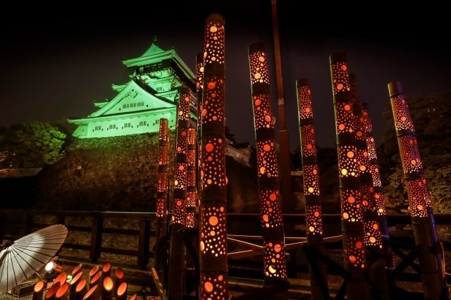 小倉城 竹あかり 福岡県 の観光イベント情報 ゆこゆこ