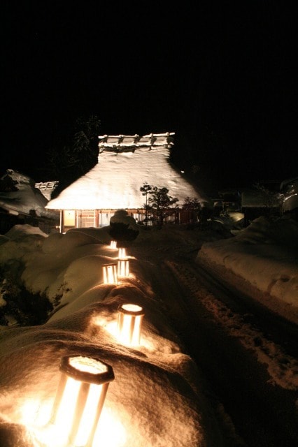 美山かやぶきの里 雪灯廊 中止となりました 京都府 の観光イベント情報 ゆこゆこ