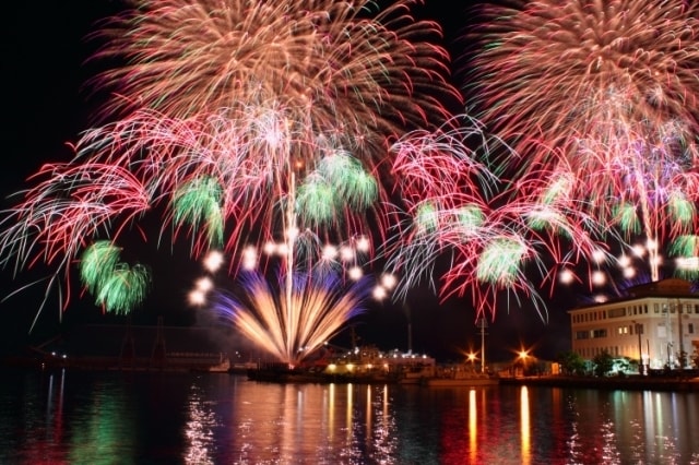 第76回清水みなと祭り　海上花火大会