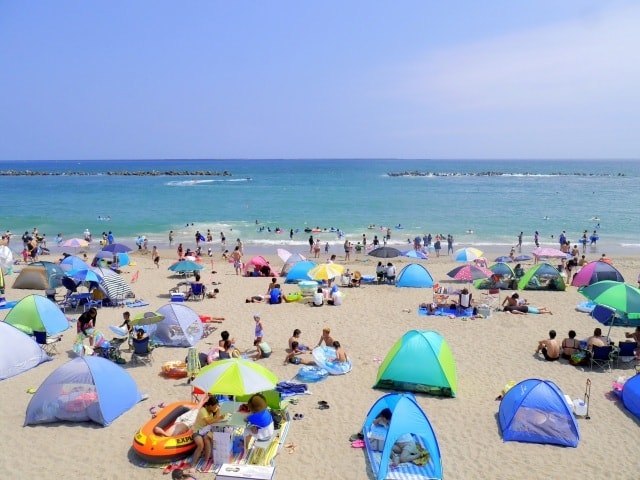 【海水浴】阿字ヶ浦海水浴場