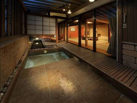 【茶寮露天風呂付客室】/一例