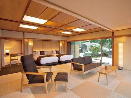 【茶寮露天風呂付客室プレミアムスイート/例】