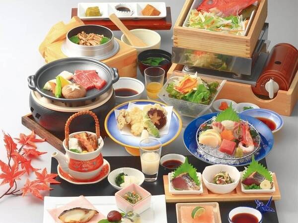 【黒潮会席/例】お肉もお魚も堪能!量・質ともにお腹も大満足!