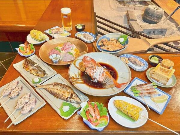 【料理】金目鯛の炉端焼き/例