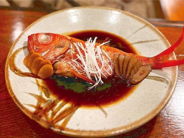 【料理】金目鯛の煮付けを夕食でご用意/例