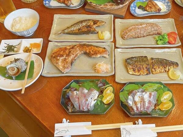 【料理】平日(月~木)限定で焼物を少し減らしたお得なお気軽プラン(一例)