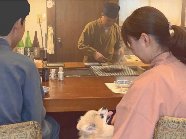 【食事処】いろり場(お食事処)はワンちゃん同伴OKです