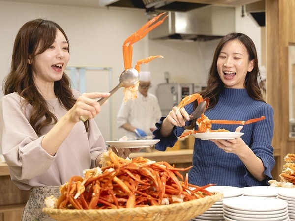 【夕食/例】紅ずわい蟹食べ放題♪思う存分ご堪能ください！