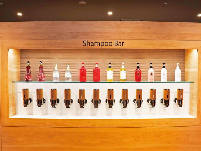 【Shampoo Bar】お好みのシャンプーを選べるシャンプーバーが人気です