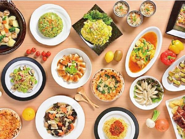 【夕食ビュッフェ】過去の春ビュッフェ一例。季節の旬素材をお楽しみください