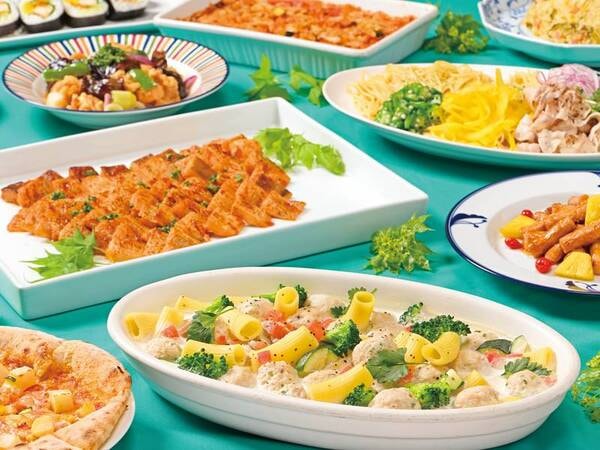 【夕食ビュッフェ】過去の夏ビュッフェ一例。季節の旬素材をお楽しみください