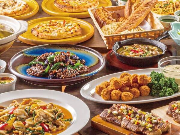 【夕食ビュッフェ】過去の秋ビュッフェ一例。季節の旬素材をお楽しみください