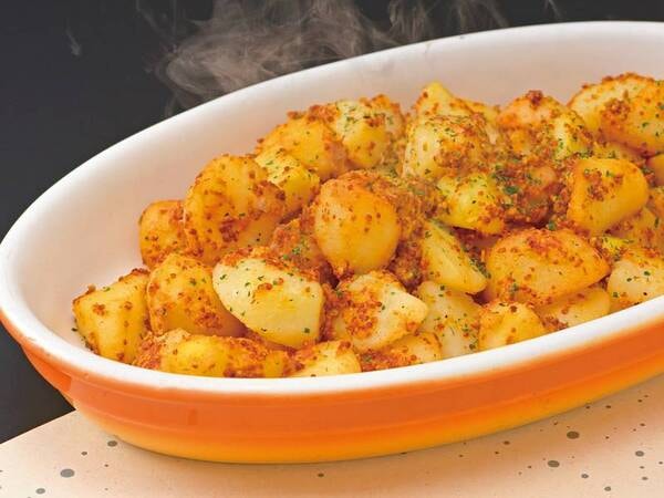 【夕食ビュッフェ】過去メニュー一例。ポテトのマスタードバター