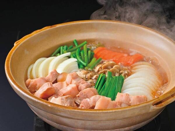 【夕食ビュッフェ】過去メニュー一例。大根と豚肉の中華風香り鍋
