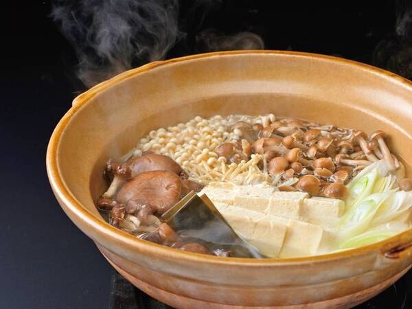 【夕食ビュッフェ】過去メニュー一例。豆腐と木の子寄せ鍋