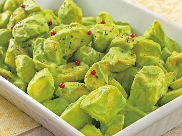 【夕食ビュッフェ】過去メニュー一例。カントリーポテトのグリーンチーズ焼き