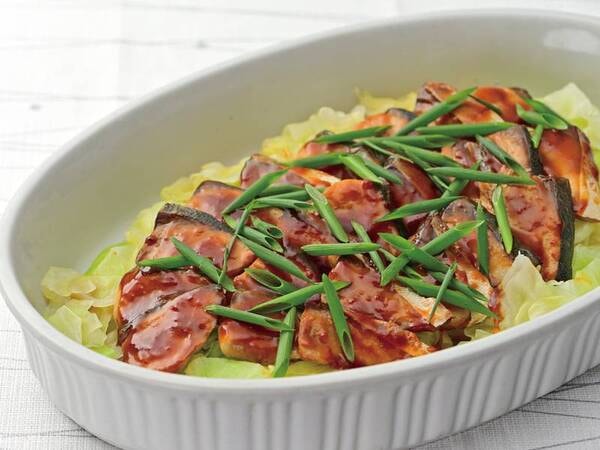 【夕食ビュッフェ】過去メニュー一例。寒ブリ味噌照り焼き