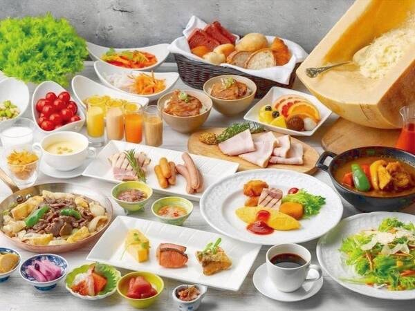 【朝食/例】約50種のバイキング
