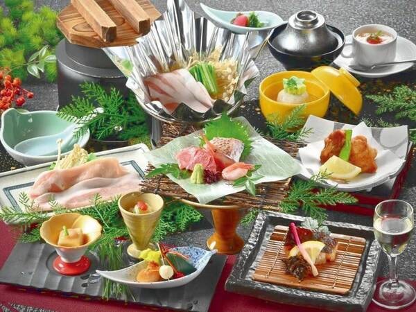 【美味少量会席/夕食一例】四季折々の食材をご提供