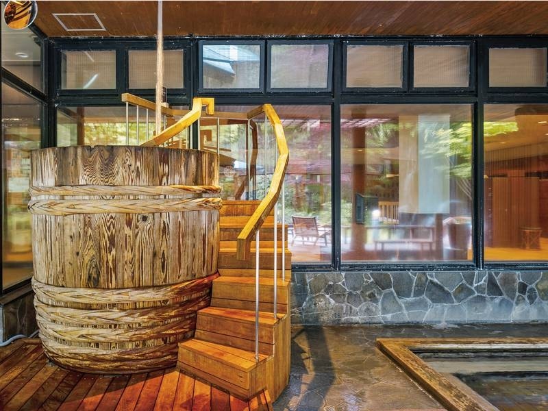 水風呂「巨大樽水風呂」※※現在故障のためご利用いただけません※※