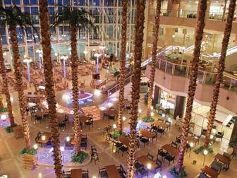 シャトレーゼ ガトーキングダム札幌/【食事会場】幻想的な雰囲気のレストランにてバイキングが楽しめます