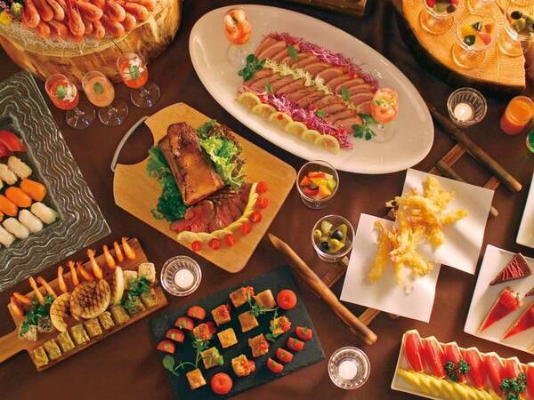 【和洋中約50品ビュッフェ/例】彩り豊かな料理が揃う