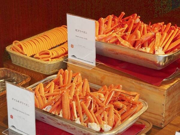 ボイルズワイ蟹食べ放題！/一例