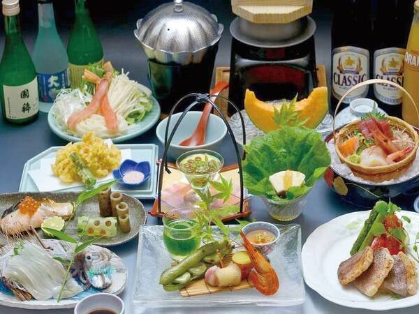 【部屋食】北海道のお刺身!海の幸御膳/例