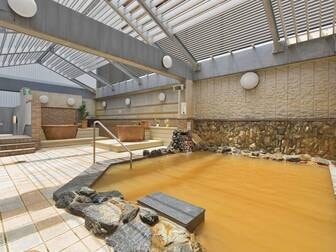 プレミアホテル-CABIN-札幌/【露天風呂】鉄分を豊富に含む茶褐色の泉質を楽しむ