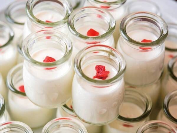 【朝食/例】豊富町産の牛乳を使用した手作りミルクプリン