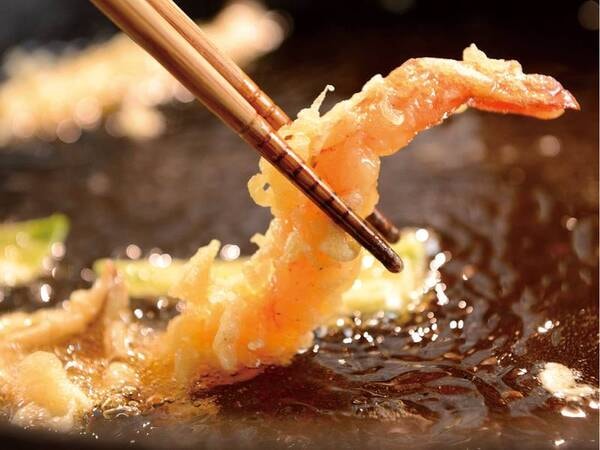 【夕食バイキング/例】揚げたて熱々天ぷら！