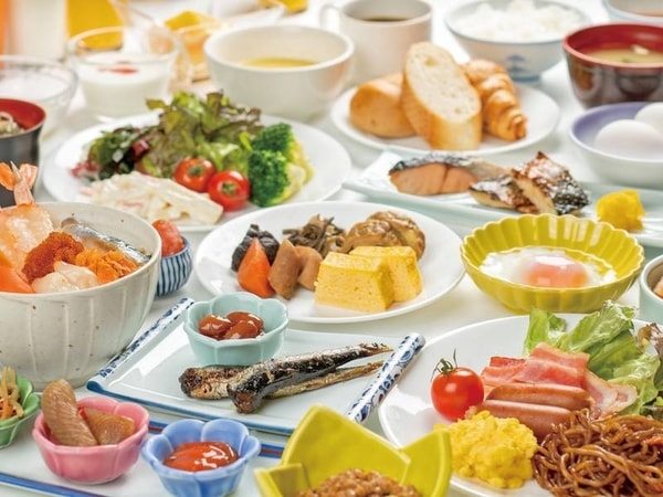 【朝食和洋バイキング/例】※日により和定食になる場合もあります