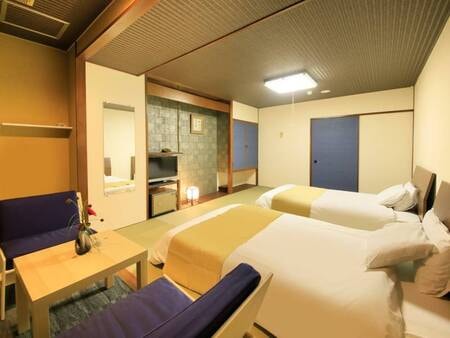 【和ツイン】ローベッドで寛ぐ和ベッドツイン（一例）