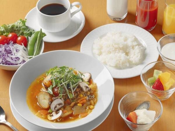 【朝食/例】スープカレー風セット