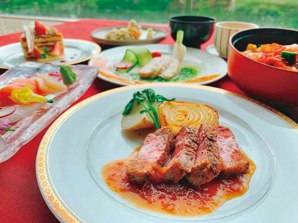 【夕食：和洋定食の一例】ディナーブッフェまたは和洋定食をご用意！※ホテルお任せとなります