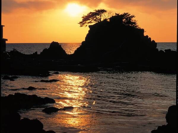 【景観】天気が良ければ弁天島に沈む夕陽も望める