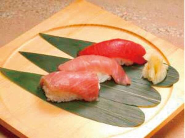【大間のマグロ握り寿司3貫/例】お席にまでお届け♪