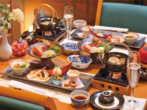 【和食ハーフバイキング/一例】選りすぐりの地元食材を使った訪れる季節ならではの青森の旬をご堪能頂きます