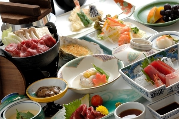 五戸名物・馬刺し&さくら鍋付！和食膳/例