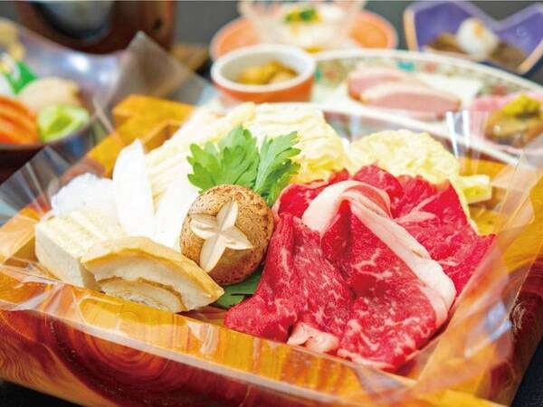 【夕食一例】ご当地ブランド牛 すき焼きプラン