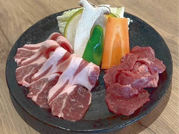 ＜【最上級】信州産の肉４種味わい尽くし/例＞信州サフォークのジンギスカン（タレ・塩）
