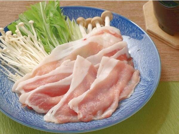 【選べるメインプラン/料理例】白金豚しゃぶしゃぶ