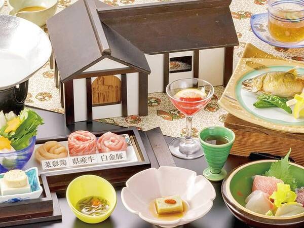 【夕食/例】南部曲り家をイメージした夕食