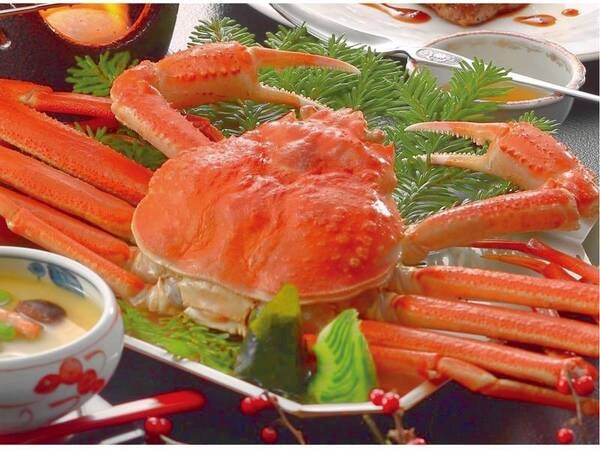 3月宿泊まではズワイガニが丸ごと一杯付！
