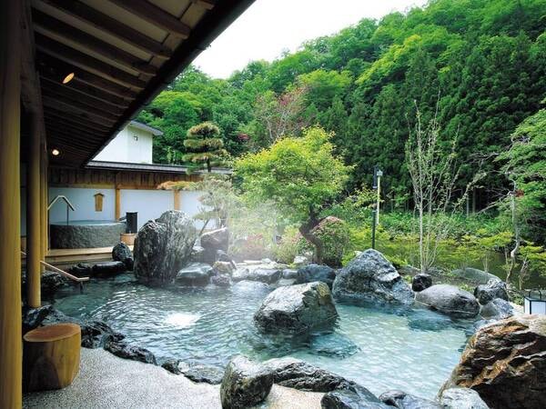 【浴場/喜久の湯】庭園露天風呂